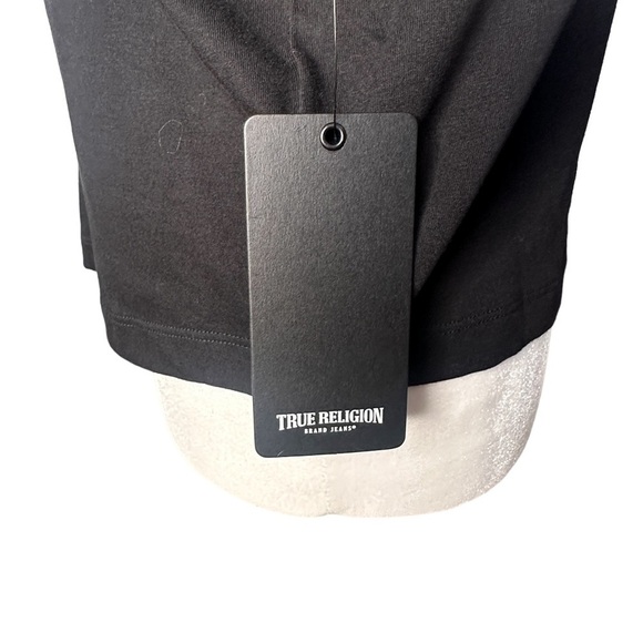 NWT True Religion Boxy TRBJ Tank with Lucky Horseshoe & Buddha Graphic, Size Med - Picture 7 of 12